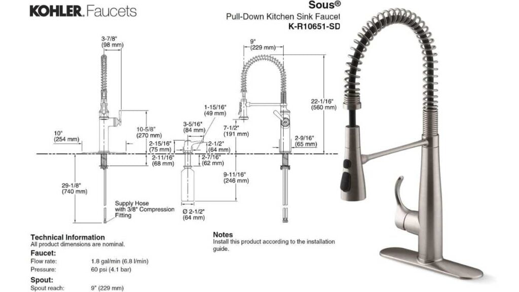 Complete Kohler Kitchen Faucet Parts Diagram And Guide Ex Kitchen