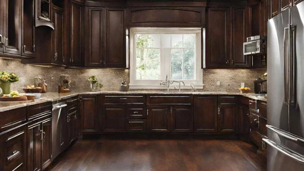 Dark Brown Cabinets for a Dramatic Look