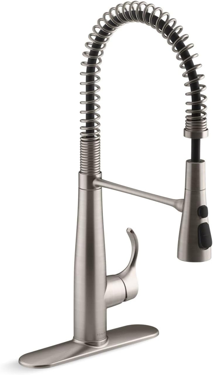 KOHLER 22033-VS Simplice Semi Professional Kitchen Sink Faucet