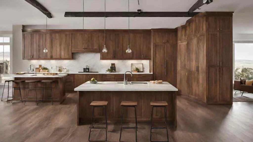 Medium Brown Cabinets for a Timeless Appeal