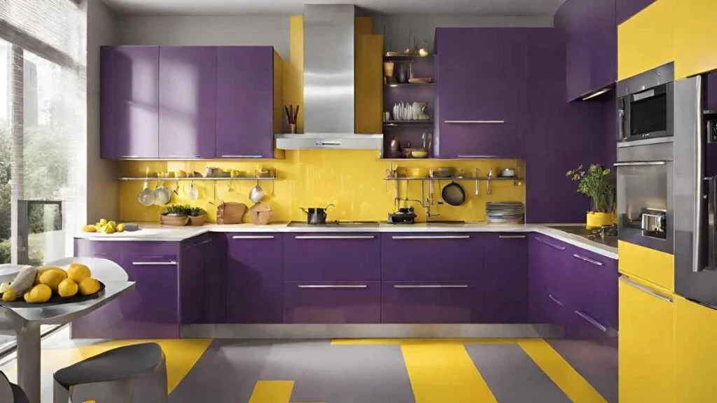 Yellow and Purple