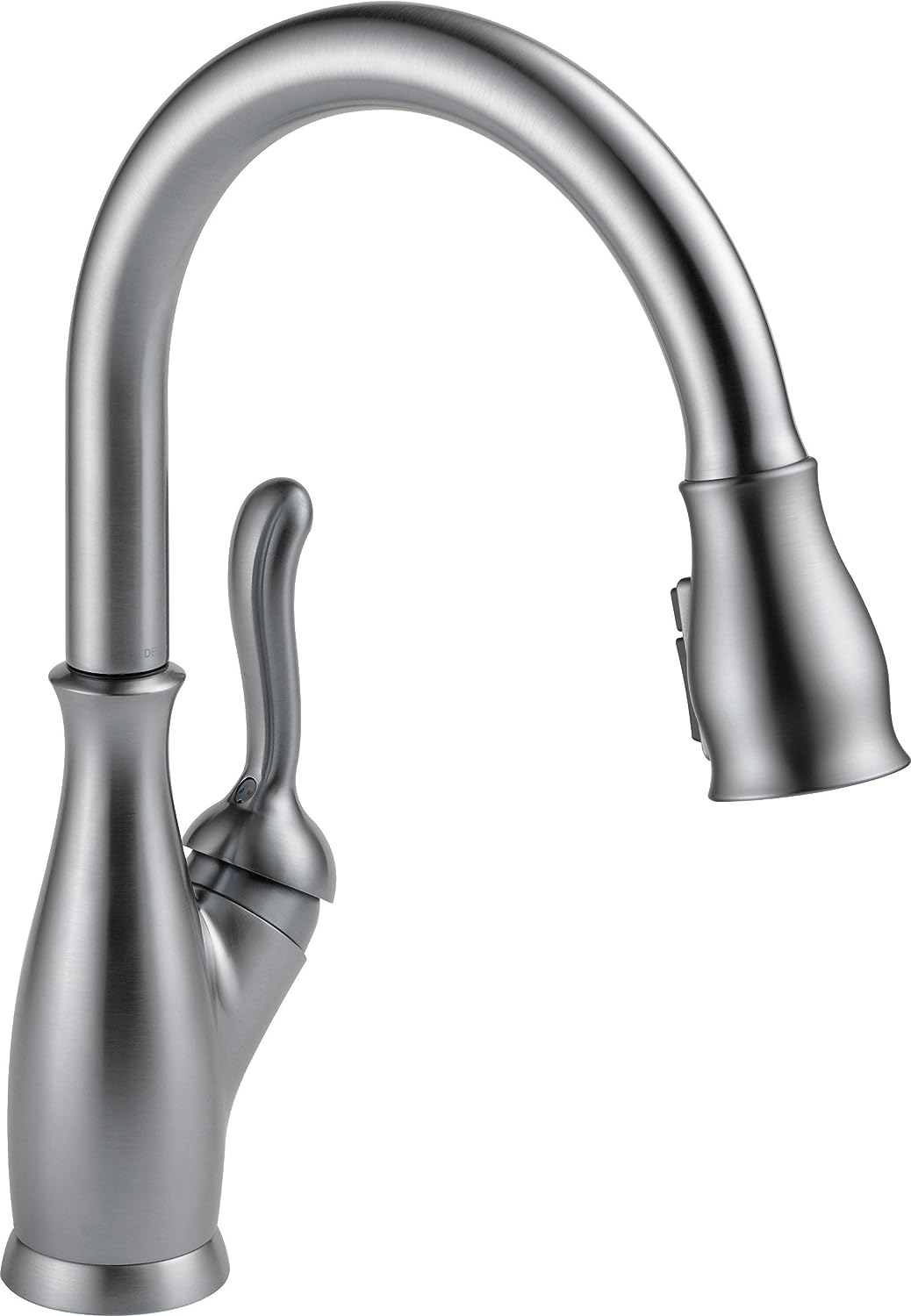Delta Faucet Leland Brushed Nickel Kitchen Faucet, Kitchen Faucets with Pull Down Sprayer, Kitchen Sink Faucet, Faucet for Kitchen Sink with Magnetic Docking Spray Head, Arctic Stainless 9178-AR-DST