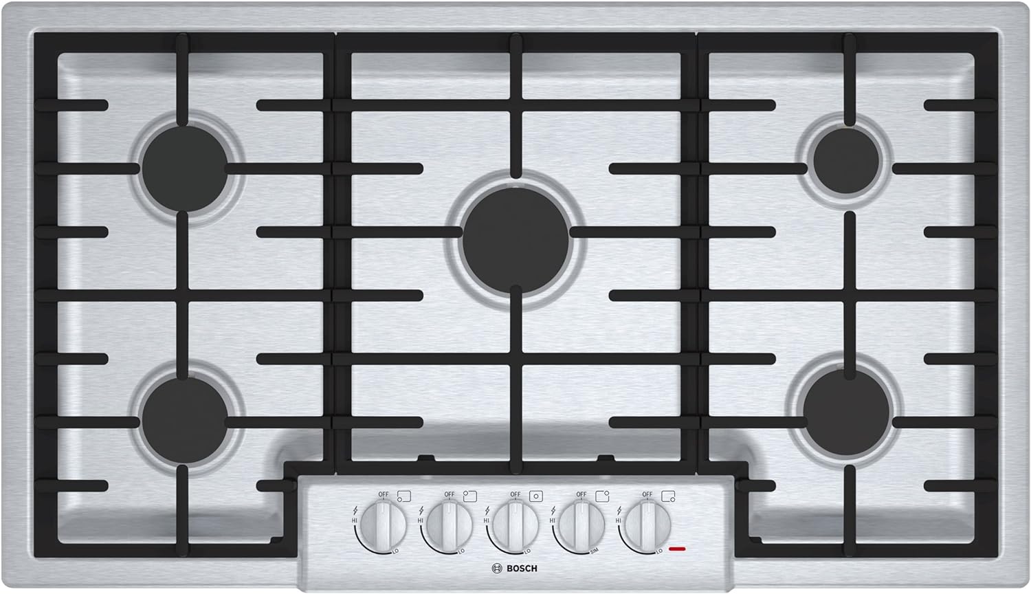 Bosch NGM5655UC800 Series 5-Burner Gas Cooktop