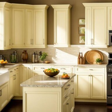 Cream Color Kitchen Cabinets: Elevate Your Home Aesthetics!