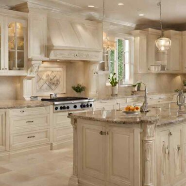 Cream Off White Kitchen Cabinets: Warm & Timeless Designs