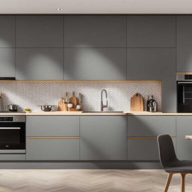 Elevate Your Space with Stylish Grey Two-Tone Kitchen Cabinets
