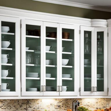 Glass Door Upper Kitchen Cabinets: Elevate Your Space!