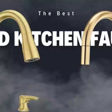 Gold Kitchen Faucet with Pull-Out Spray – Luxury & Functionality