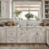 Farmhouse Kitchen Backsplash With White Cabinets