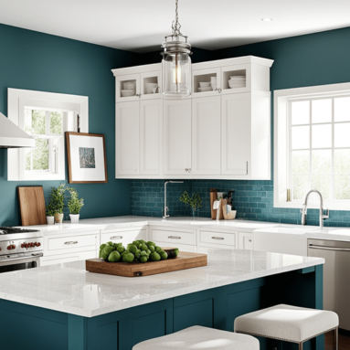 Kitchen Paint Colors With White Cabinets: Chic Hues Revealed